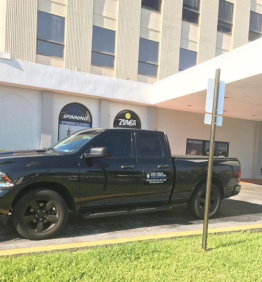 Pro-Spray service vehicle